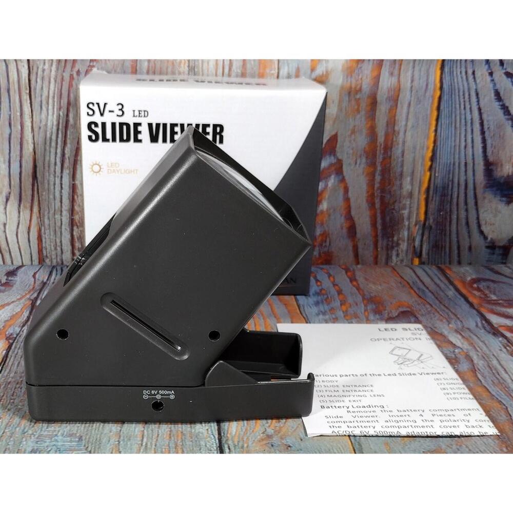 SV-3 LED Slide Viewer with‎ 3X Magnification and LED Daylight - Picture 8 of 16